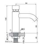 Griferia-Lavatorio-Automatica-Ecomatic-FV-372