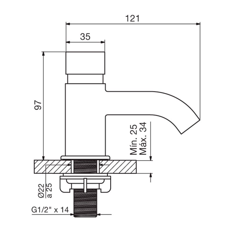 Canilla-Automatica-Lavatorio-Ecomatic-FV-0373