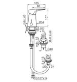 Griferia-Monocomando-Bidet-Melincue-FV-0189-C9