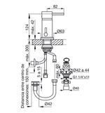 Griferia-Bidet-Monocomando-Temple-Fv-0189-87