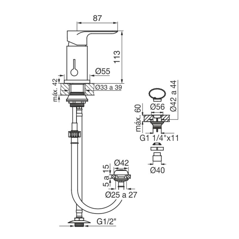 Griferia-Bidet-Monocomando-Coty-Fv-0189-D9