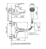 Griferia-Ducha-Monocomando-Arizona-FV-0310-B1