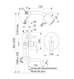 Griferia-Ducha-Monocomando-Arizona-FV-0106-B1