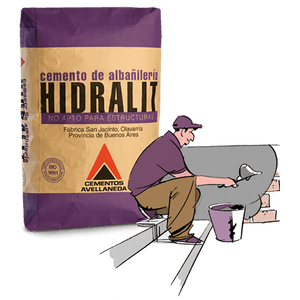 Cemento Albañileria Hidralit Avellaneda 40kg
