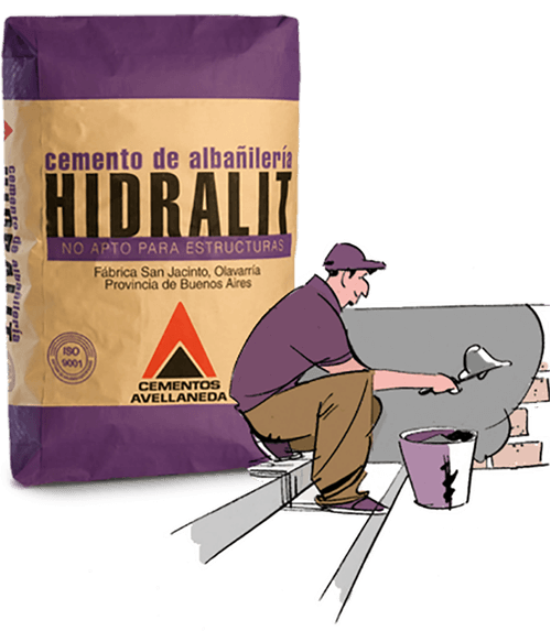 Cemento Albañileria Hidralit Avellaneda 40kg