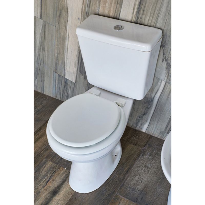 Inodoro De Porcelana Blanco Roca Dama Senso Sanitarios Baño