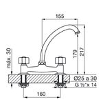 Griferia-Cocina-Arizona-Plus-FV-0413-B1P