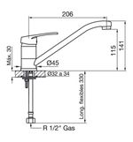 Griferia-Cocina-Monocomando-Arizona-FV-0411.01-B1