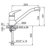 Griferia-Cocina-Monocomando-Alabama-FV-27-411.04
