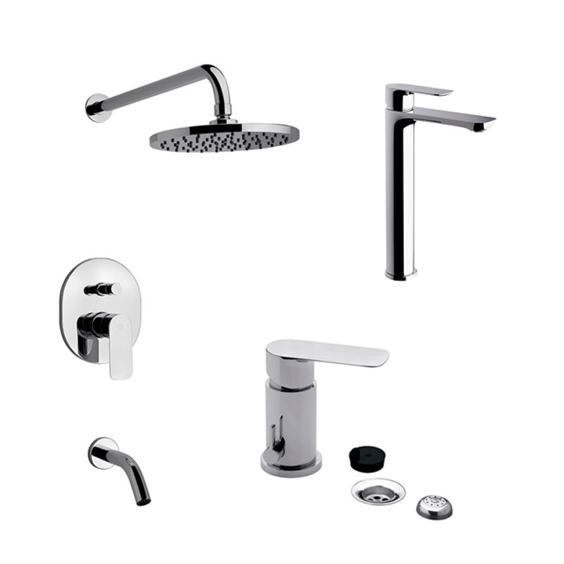 Combo-Griferias-Monocomando-Coty-Fv-0181.02-0189-0106-D9