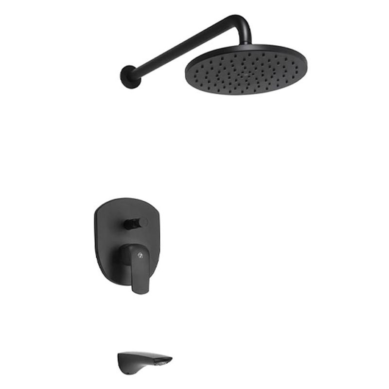 Griferia-Ducha-Monocomando-Baño-Epuyen-FV-L2-0106-Negra