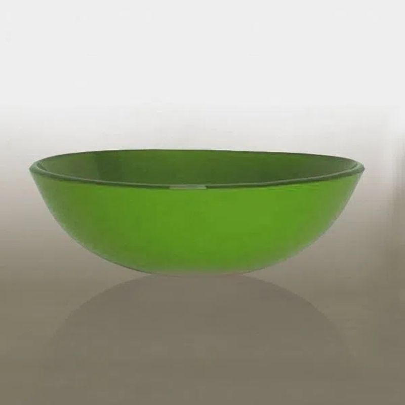 Bacha-Apoyo-Baño-Redonda-Verde-Manzana-Bizantina-42x42cm-271VM
