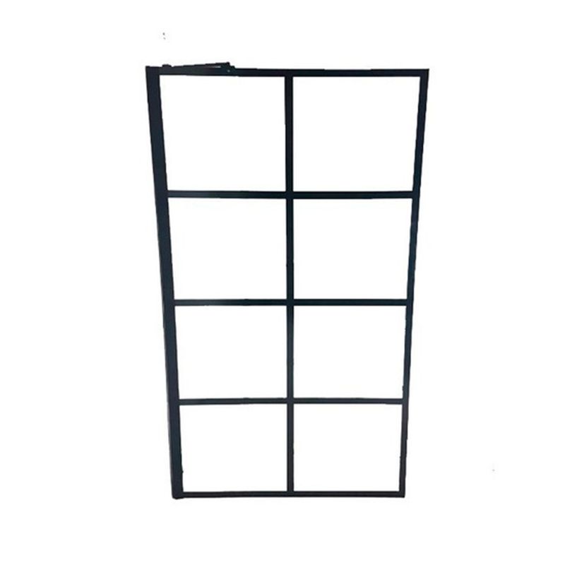 Mampara-Fija-Black-Sobre-Bañera-Gorena-80x140cm-8mm-Negra-SC01NT