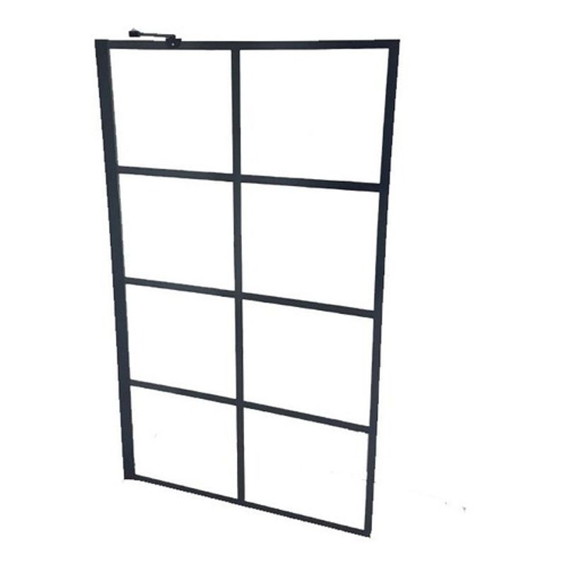 Mampara-Fija-Black-Sobre-Bañera-Gorena-80x140cm-8mm-Negra-SC01NT