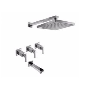 Griferia Ducha Baño Geometry Lever Hidromet 2808