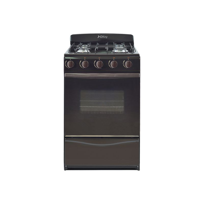 Cocina-Okey-Petit-Ormay-Marron-4H-Multigas-Sin-Parrilla
