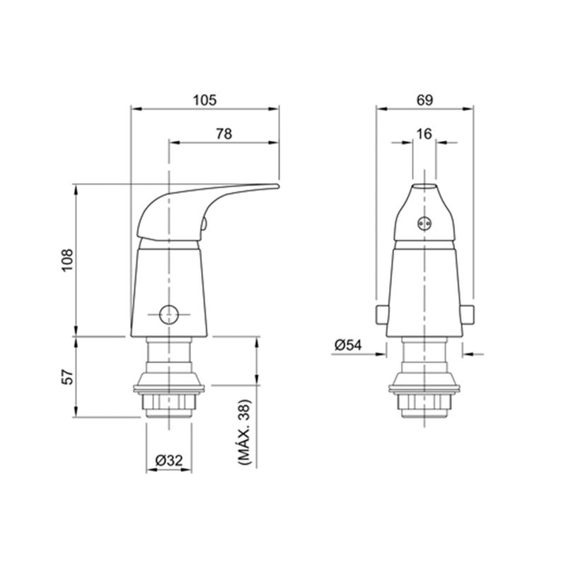 Griferia-Bidet-Monocomando-Baño-Lugo-Peirano-70-133