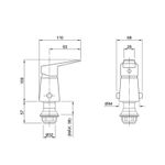 Griferia-Bidet-Monocomando-Baño-Mora-Peirano-70-193