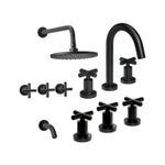 Combo-Griferias-Baños-Velvet-Black-Peirano-3-piezas-60-70-80-190P