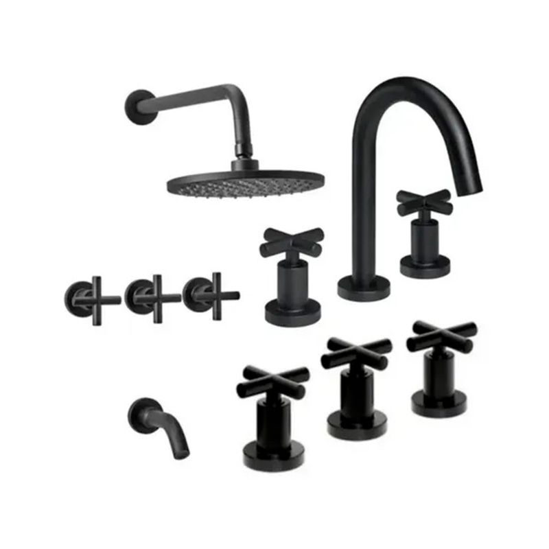 Combo-Griferias-Baños-Velvet-Black-Peirano-3-piezas-60-70-80-190P