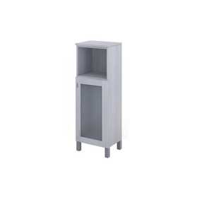 Armario Con Repisa Terra Vetro Schneider 40x138cm Blanco ARR40TVTXB