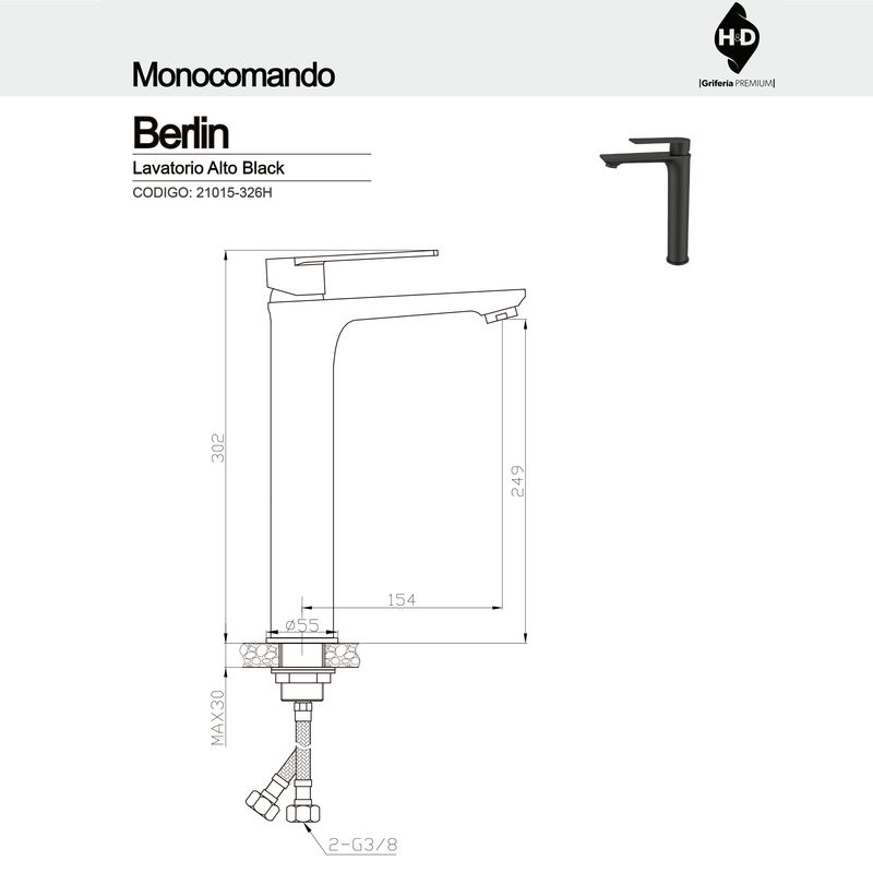 Combo-Griferias-Baños-Berlin-H-D-3-piezas-21078-21009-21015-326H