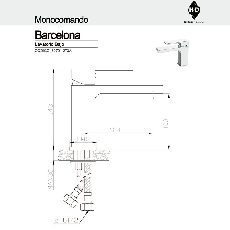 Combo-Griferias-Baños-Barcelona-H-D-3-piezas-Monocomando--89701-89778-89709-273A-