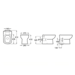 Juego-Inodoro-Corto-Bidet-3-Orificios-Dama-Senso-Roca-Blanco_2