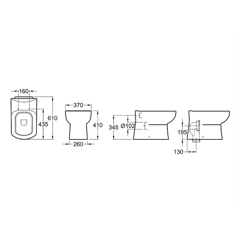 Juego-Inodoro-Corto-Bidet-3-Orificios-Dama-Senso-Roca-Blanco_2