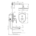 Combo-Baño-Griferia-Monocomando-Epuyen-FV-Lavatorio-Bidet-Ducha--181_189_106-L2-