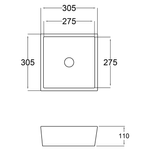 Bacha-Apoyo-Baño-Signore-Gulliart-Cuadr.-305x305-mm-Bco._3