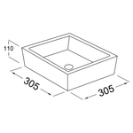 Bacha-Apoyo-Baño-Signore-Gulliart-Cuadr.-305x305-mm-Bco_4