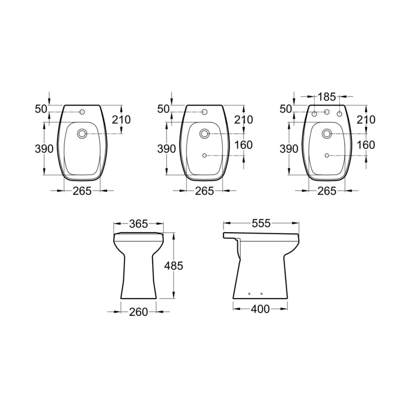 Bidet-Monaco-Confort-Roca-1-Orificio-Blanco-con-fijacion